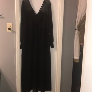 Long black dress